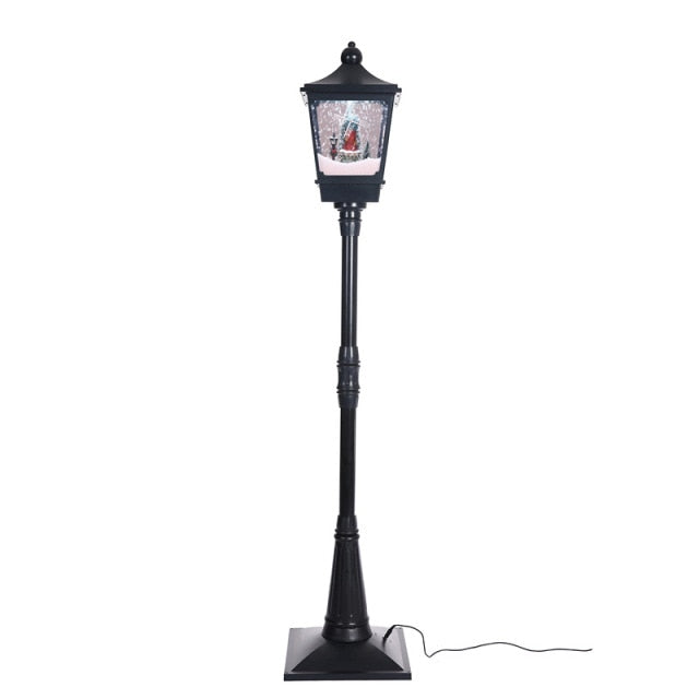 Western Style Snow Street Post Music Outdoor Light