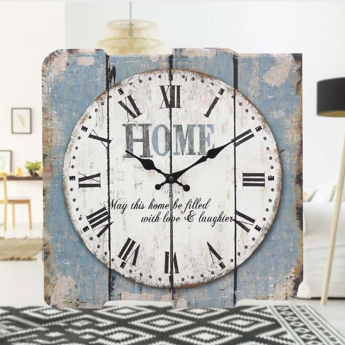 Wooden Vintage Retro Style Wall Clock