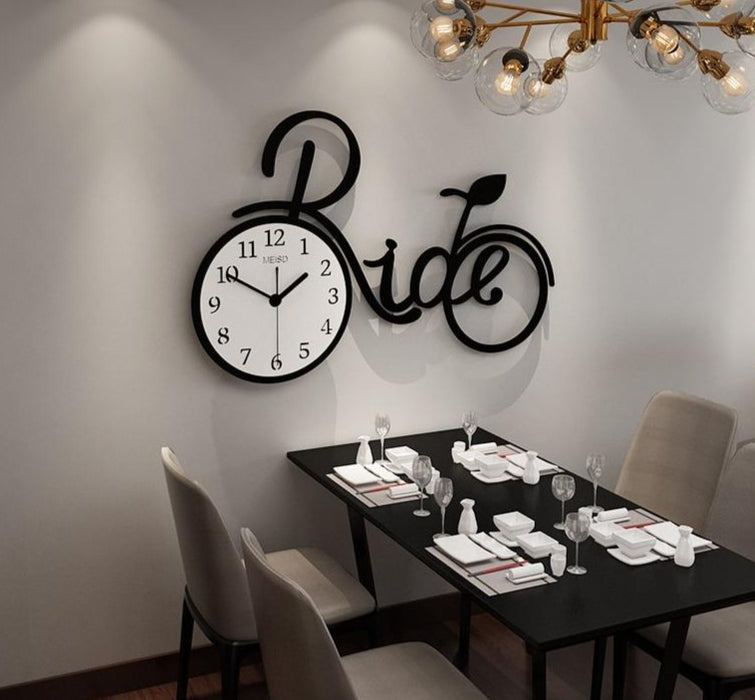 Ride Bicycle Wall Clock