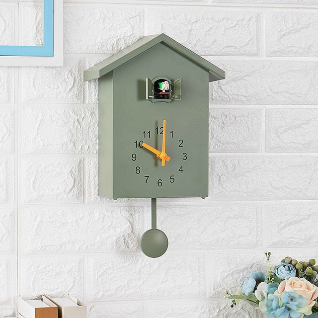 Minimalist Design Cuckoo Wall Clock