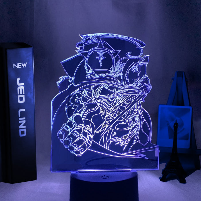 Anime Fullmetal Alchemist Edward Elric LED Desk Light Home Decor