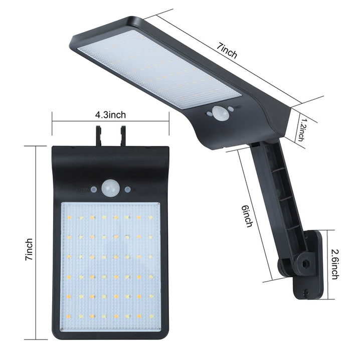 LED Solar 450LM PIR Motion Sensor Ip65 Waterproof Outdoor Light