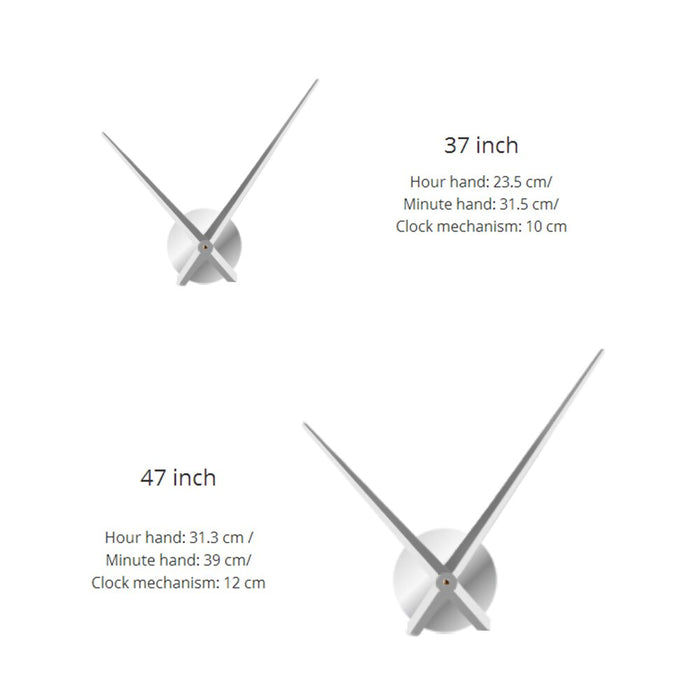 DIY Stitching Materials Design Wall Clock