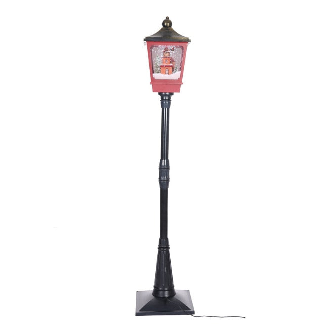 Western Style Snow Street Post Music Outdoor Light