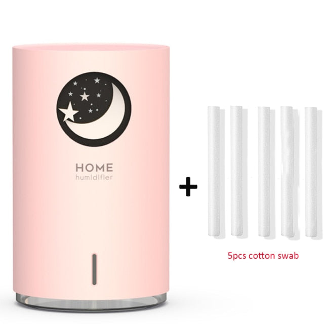 Cute Air Humidifier 700ML USB LED Mist Maker Home Wellness
