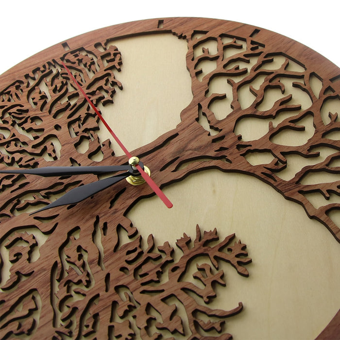 Tree Of Life Design Wall Clock