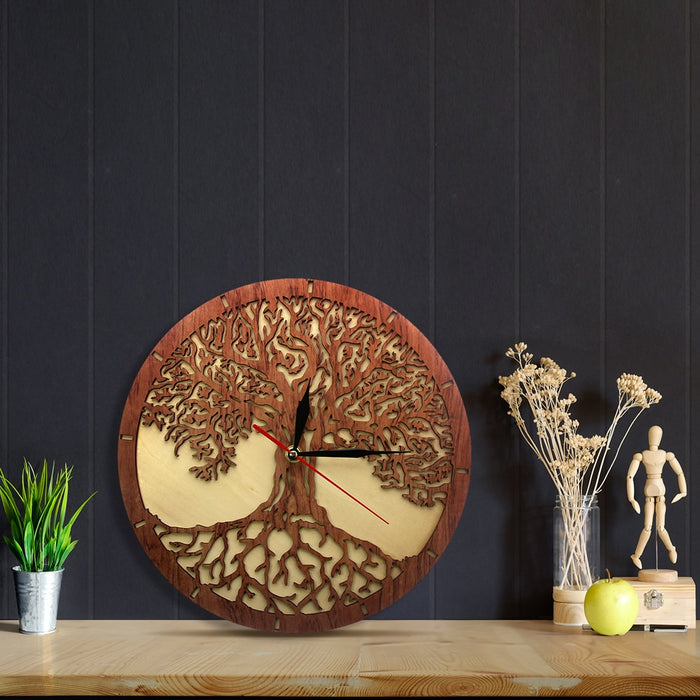 Tree Of Life Design Wall Clock