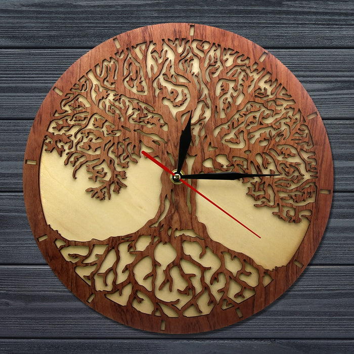 Tree Of Life Design Wall Clock