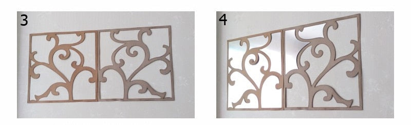 Acrylic 3D Mirror Effect Wall Decor