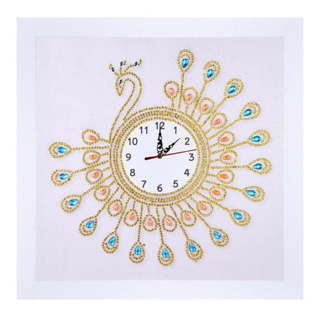 Diamond Embroidery Painting Wall Clock