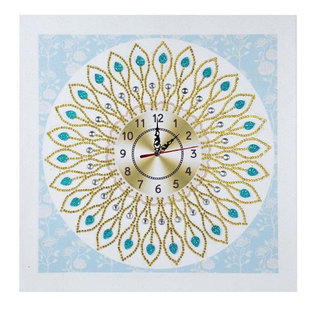 Diamond Embroidery Painting Wall Clock