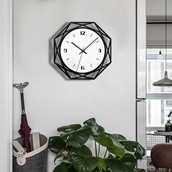 Nordic Style Transparent Wall Clock