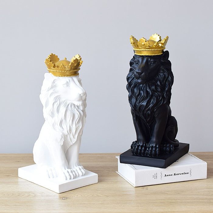 Nordic Lion Sculpture Home Decoration Figurines