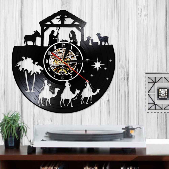 The Three Wise Man Vinyl Record Wall Clock