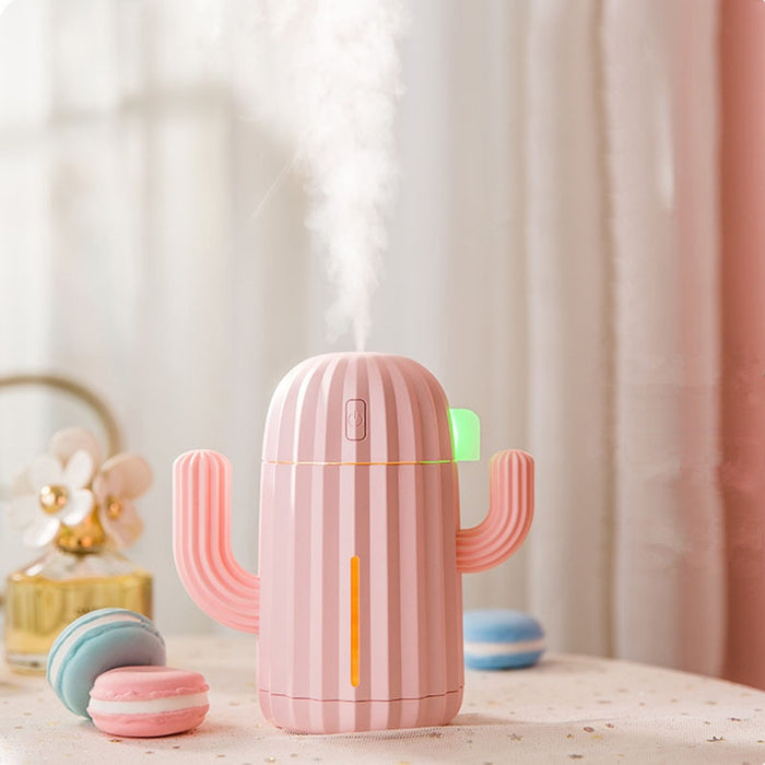 Cactus Design Air Humidifier USB Rechargeable Home Wellness