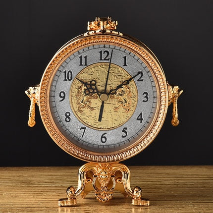 Vintage European Design Decorative Table Clock