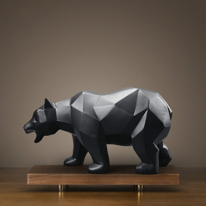 Abstract Sculpture Bear Home Decoration Figurines