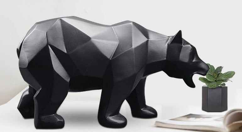 Abstract Sculpture Bear Home Decoration Figurines
