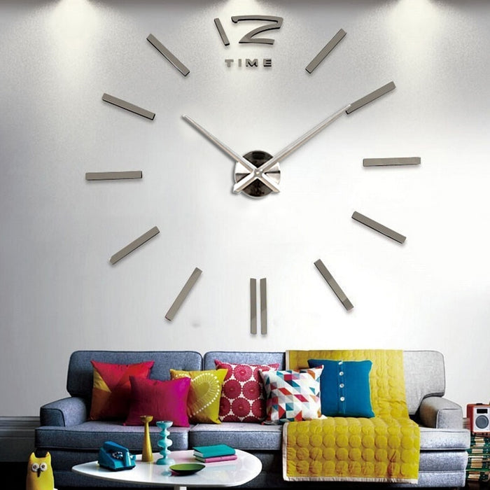 DIY 3D Acrylic Sticker Wall Clock