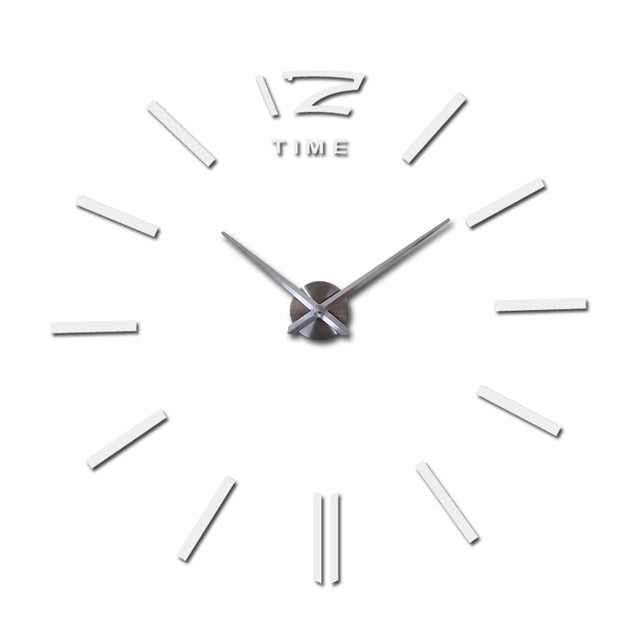 DIY 3D Acrylic Sticker Wall Clock