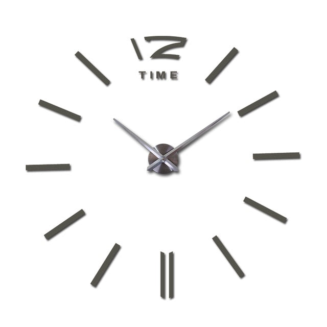 DIY 3D Acrylic Sticker Wall Clock