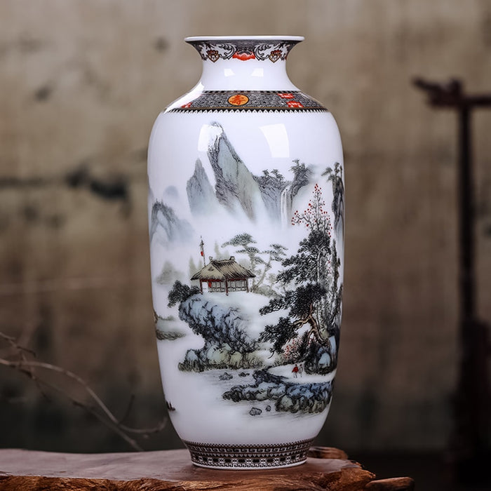 Vintage Ceramic Vase Desk Decoration