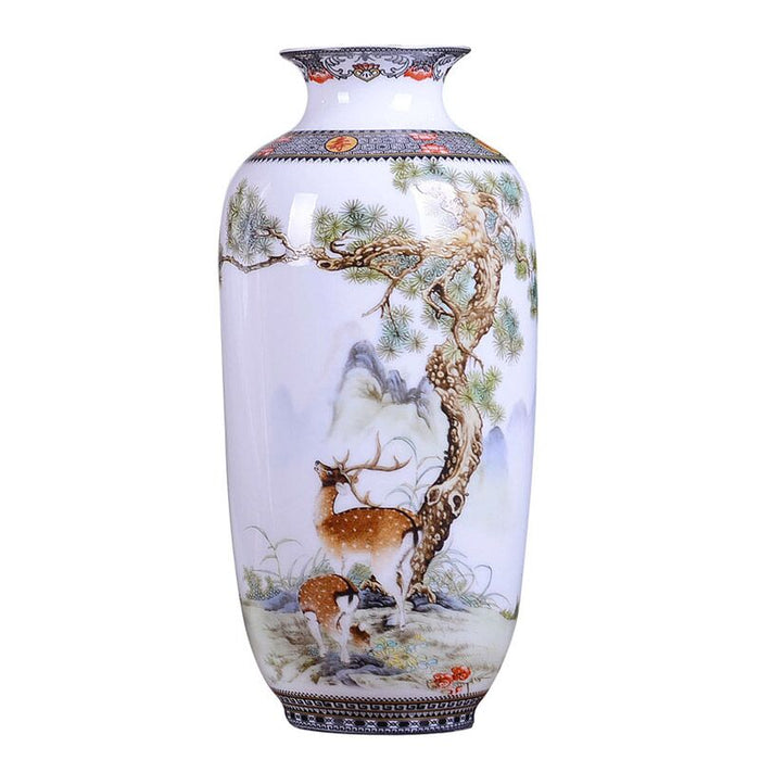 Vintage Ceramic Vase Desk Decoration