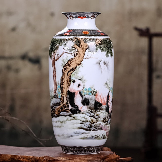 Vintage Ceramic Vase Desk Decoration