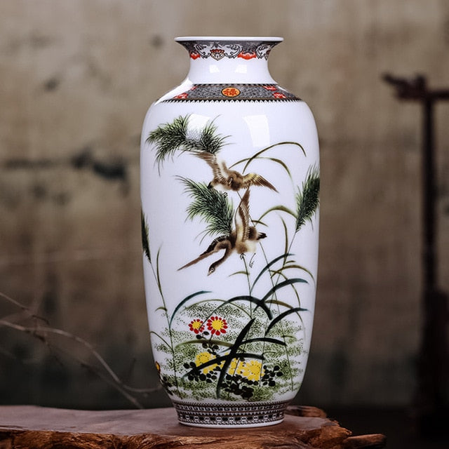 Vintage Ceramic Vase Desk Decoration