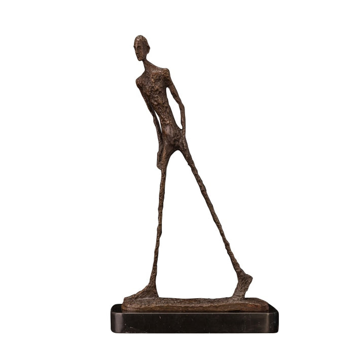 Giacometti's Human Bronze Sculpture Home Office Decor