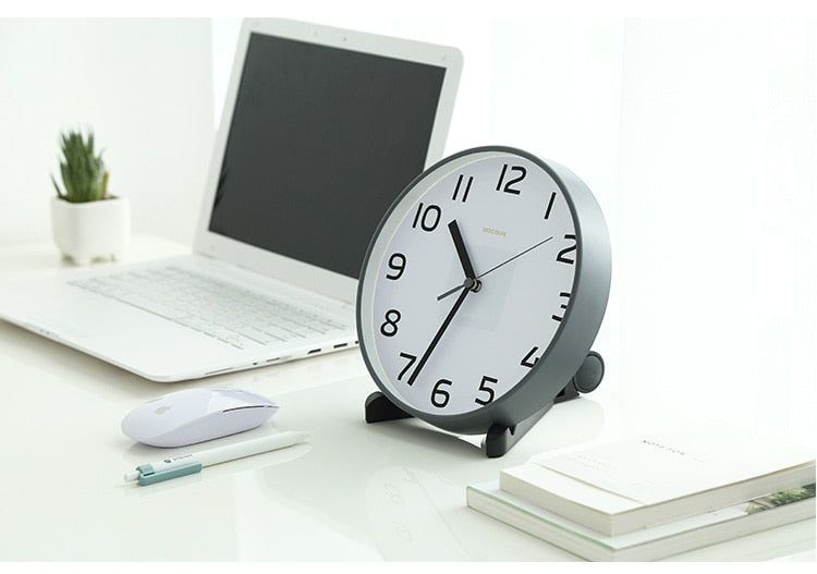Table Clock Home Office Decor