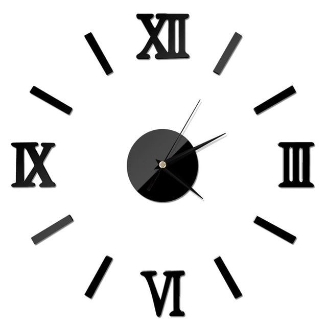 DIY Sticker Wall Clock