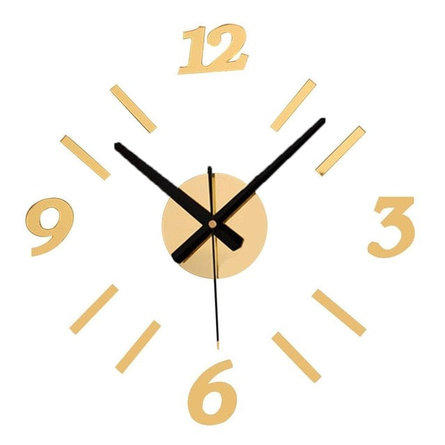 DIY Sticker Wall Clock
