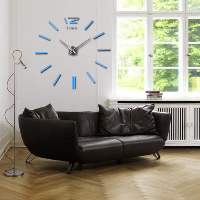 DIY 3D Acrylic Sticker Wall Clock