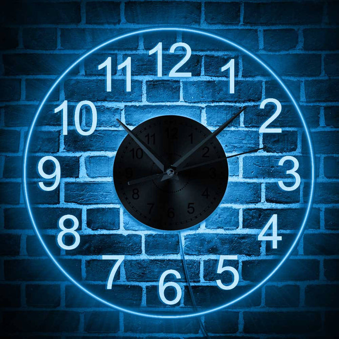 LED Illuminated Wall Clock