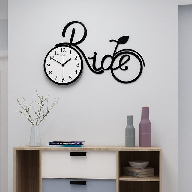 Ride Bicycle Wall Clock
