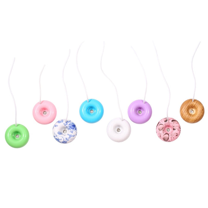 Colorful Air Ultrasonic Humidifier USB Donut Style Home Wellness