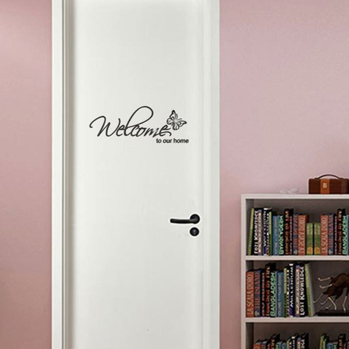 3D "Welcome" Wall Sticker Decoration