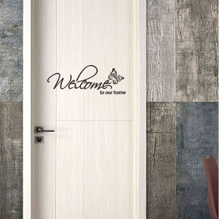 3D "Welcome" Wall Sticker Decoration