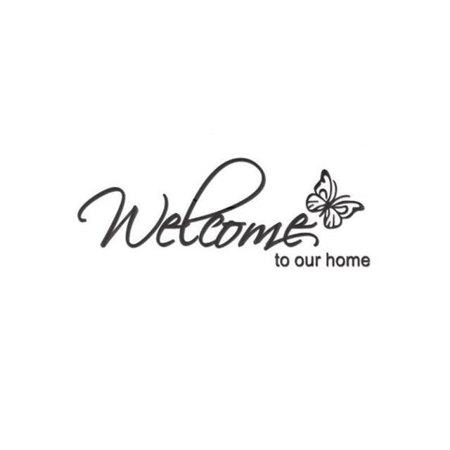 3D "Welcome" Wall Sticker Decoration