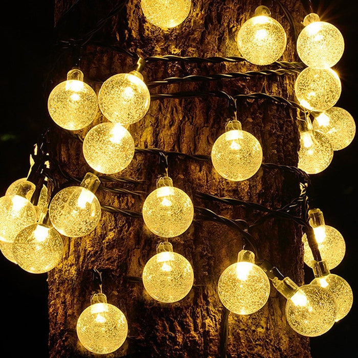 LED Crystal Ball Solar IP65 Waterproof Outdoor Light