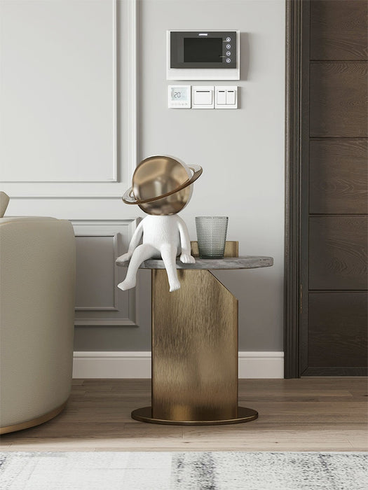 Modern Large Sitting Astronaut Statue Home Office Decor