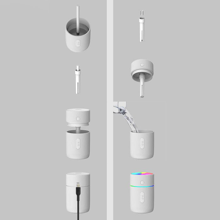 220Ml Portable Air Humidifier Ultrasonic Home Wellness