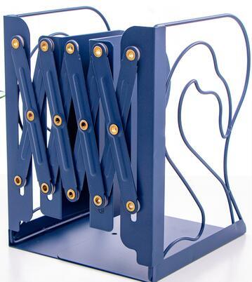 Adjustable Metal Book Holder Desk Organizer