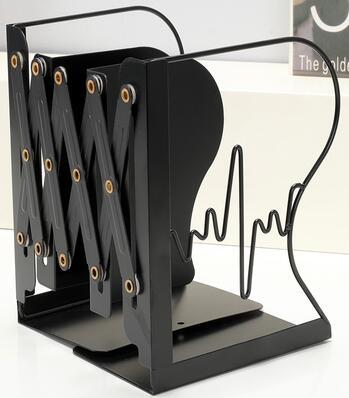 Adjustable Metal Book Holder Desk Organizer