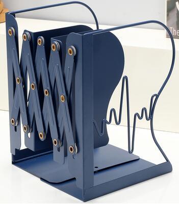 Adjustable Metal Book Holder Desk Organizer