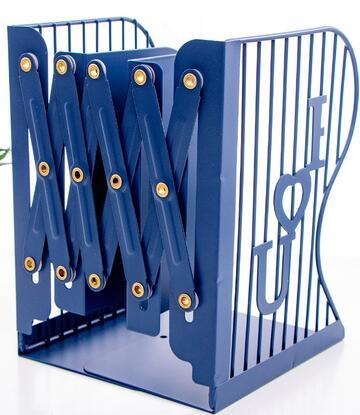 Adjustable Metal Book Holder Desk Organizer