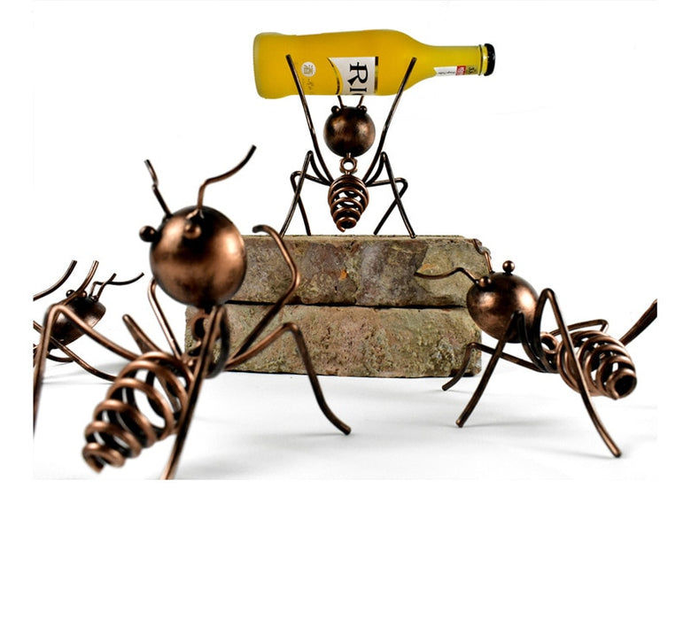Cute Group of Ants Bottle Holder Home Decor