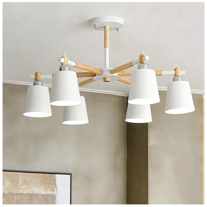 Modern Chandelier Wood Design Ceiling Lamp Decorations