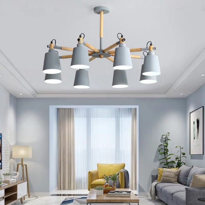 Modern Chandelier Wood Design Ceiling Lamp Decorations